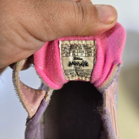 Disney Minne Mouse Light up Velcro Sneakers size 10 - Picture 13 of 13